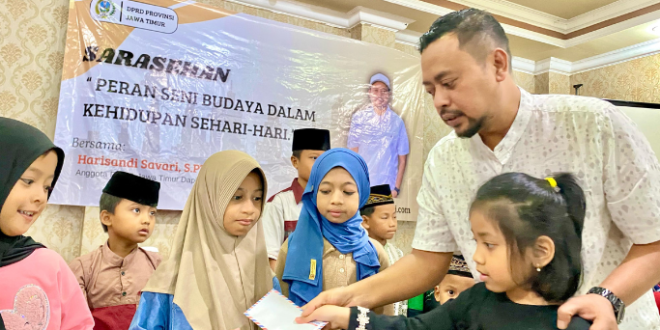 Harisandi Savari Anggota DPRD Jatim, Gelar Sarasehan Budaya dan Santunan Anak Yatim