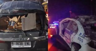 Dramatis! Kejar-kejaran Polisi dan Pembawa Rokok Ilegal Berakhir Tabrakan di Bangkalan