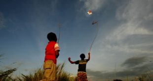 Polsek Kota Pamekasan Himbau Anak-anak Tak Main Layangan di Jalan Raya