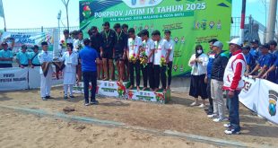 Tim Voli Pantai Putra Pamekasan Kalahkan Sidoarjo, Amankan Medali Perunggu di Porprov Jatim IX