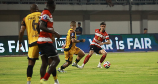 Pertandingan Ketat, Madura United Kalah Tipis dari Persija Jakarta