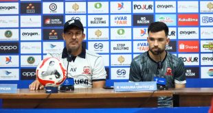Madura United Bidik Kemenangan Perdana di Kandang Saat Hadapi Persija Jakarta
