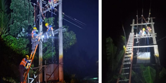 Cuaca Ekstrem Terjang Palengaan, PLN Kebut Pemulihan Jaringan Listrik