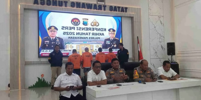 Akhir Tahun, Polres Pamekasan Buka Data, Kasus Kriminal Naik, Narkoba Turun, Pelanggaran Lalin Meroket