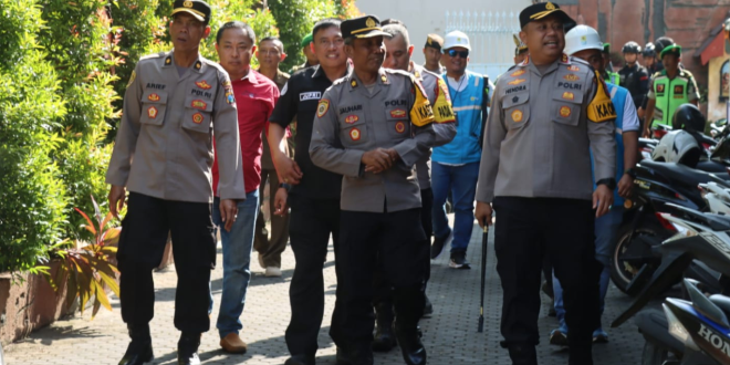 Polres Pamekasan Perketat Pengamanan Nataru di Gereja dan Titik Rawan Kamtibmas