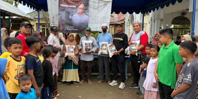 Dari Madura Untuk Aceh, Relawan Bagikan Bantuan