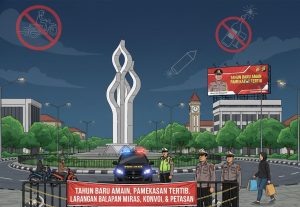 Tahun Baru Aman, Polres Pamekasan Larang Balapan Liar hingga Pesta Miras