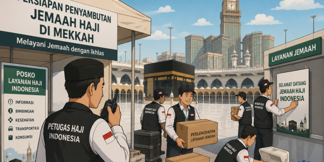 Jelang Kedatangan Kloter Pertama, Sektor 9 Mekah Matangkan Layanan dan Konsumsi Jemaah