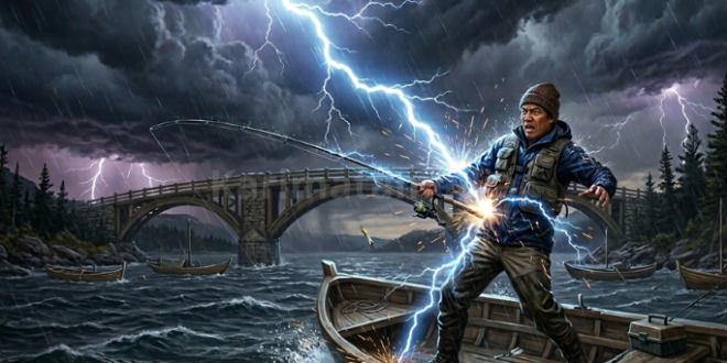 Seorang Pemancing di Tamberu Pamekasan Tewas Tersambar Petir