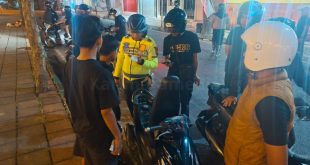 Patroli Malam Polres Pamekasan Sikat Balap Liar, Pemuda Bawa Sajam Ikut Diamankan