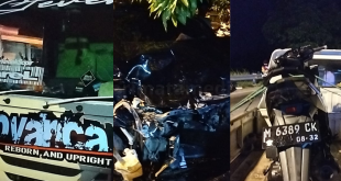 Diduga Tak Kuasai Medan, Truk Hantam Minibus dan Motor di Pamekasan