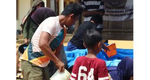 Tiga Hari Mengabdi di Olor, HIMASA-UTM Salurkan Air Bersih dan Pengobatan Gratis